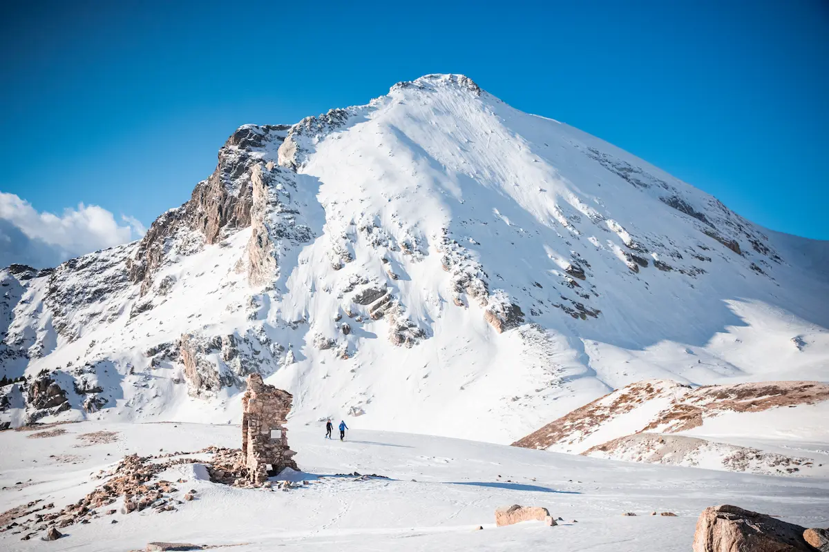 Cumbres de la estación de esquí de vallter